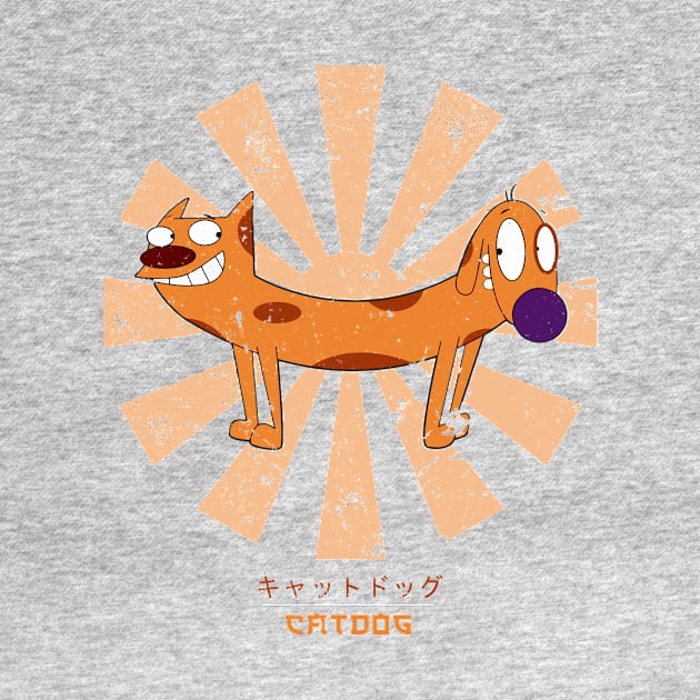 Catdog Retro Japanese by Nova5